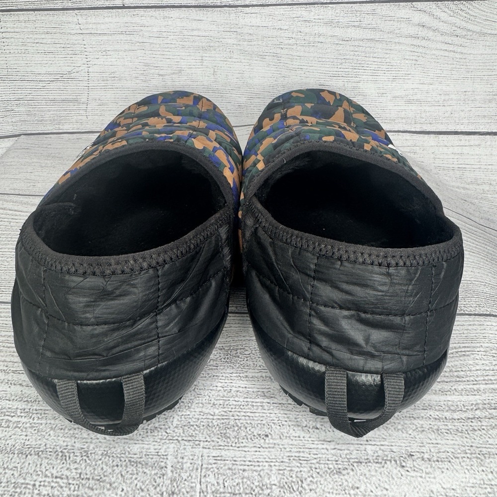 North Face Men's 10 Thermoball Traction Mule V Thyme Brushwood Camo Slippers - Picture 5 of 7